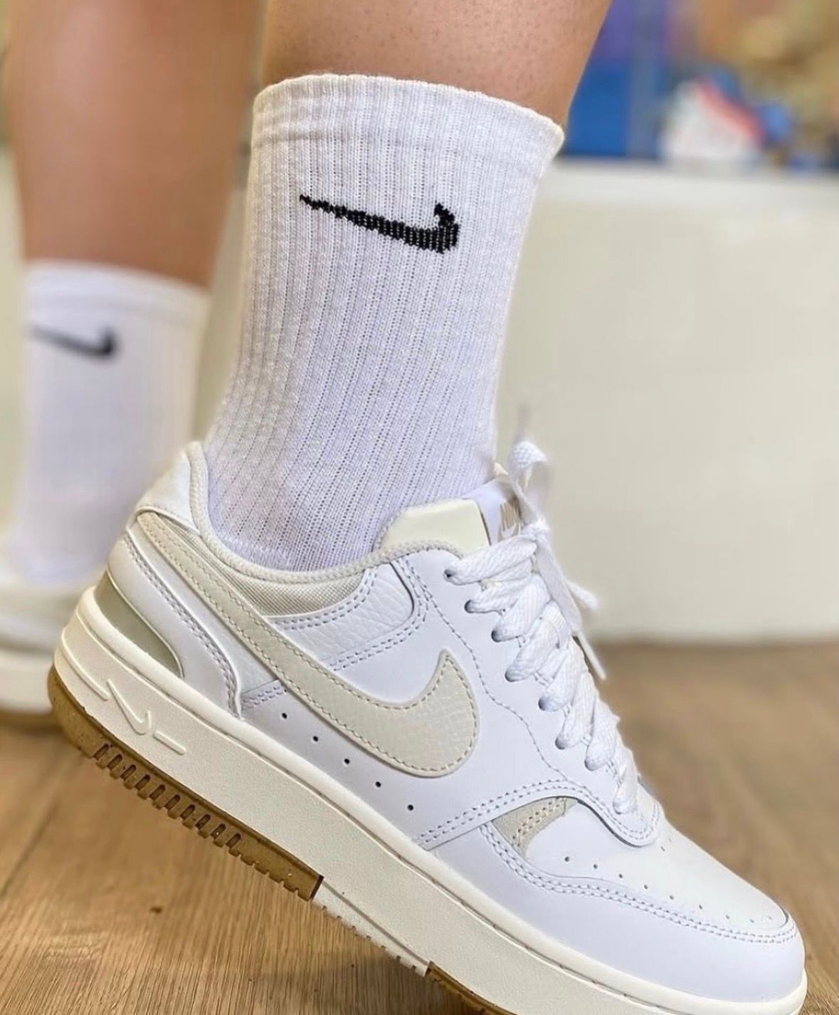 Meião cano alto Nike -Algodão