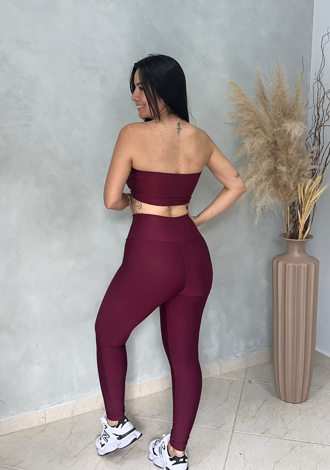 Conjunto calça top faixa -Suplex