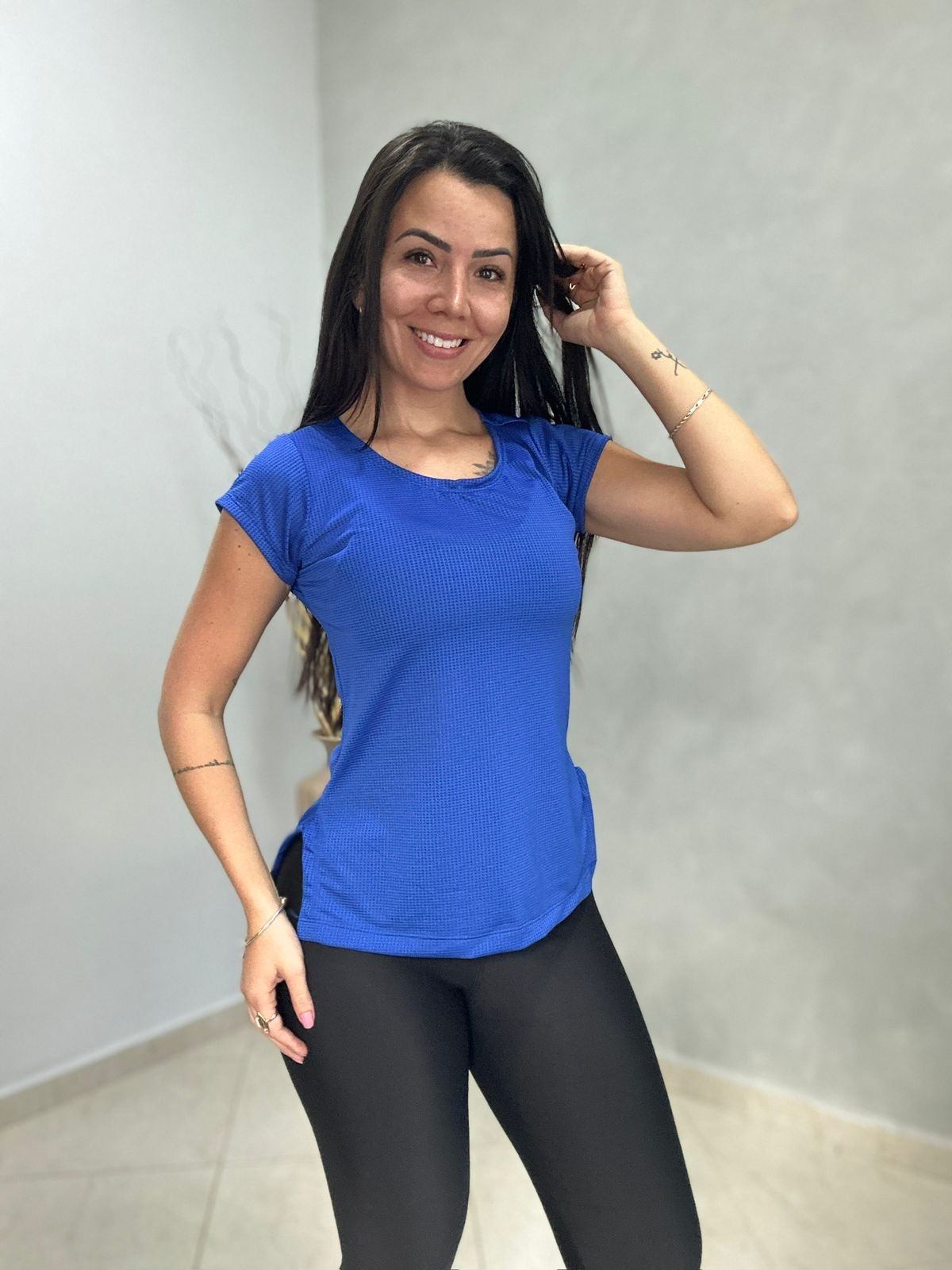 Blusa manga curta -Dry fit