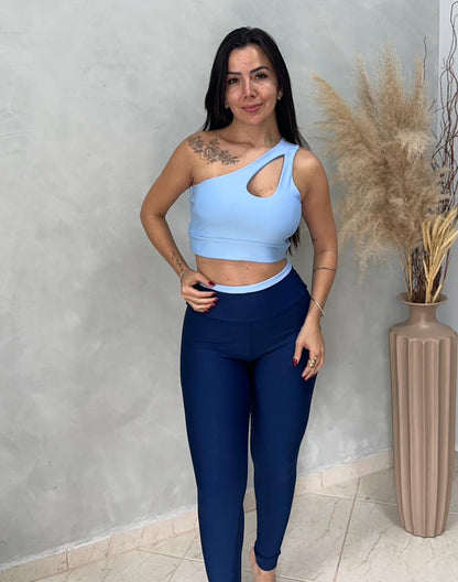 Conjunto calça top gota -Suplex