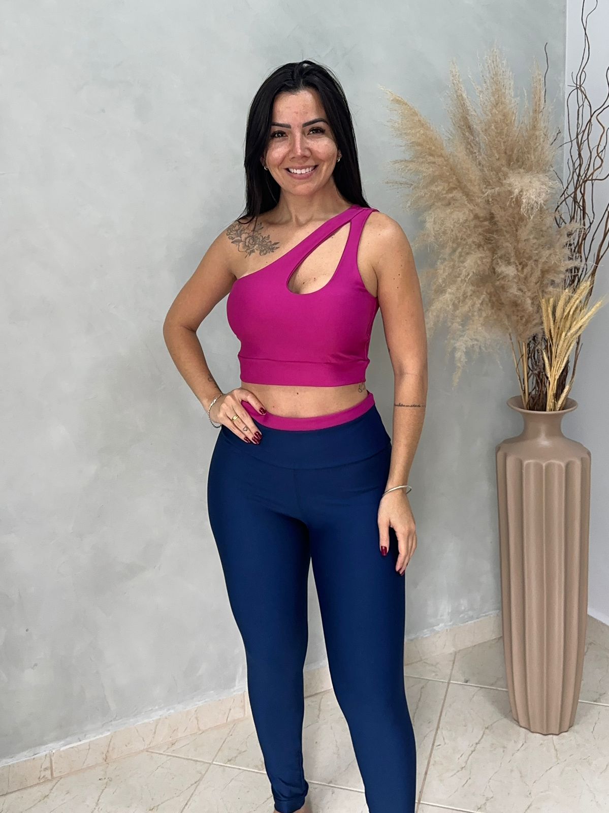 Conjunto calça top gota -Suplex